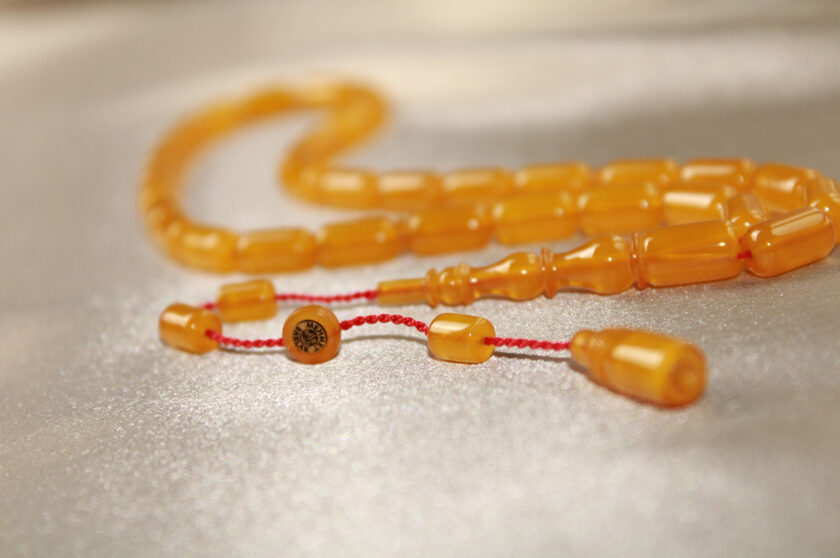 Honey Amber Faturan Prayer Bead
